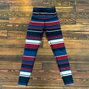 Beyond Yoga Striped Leggings